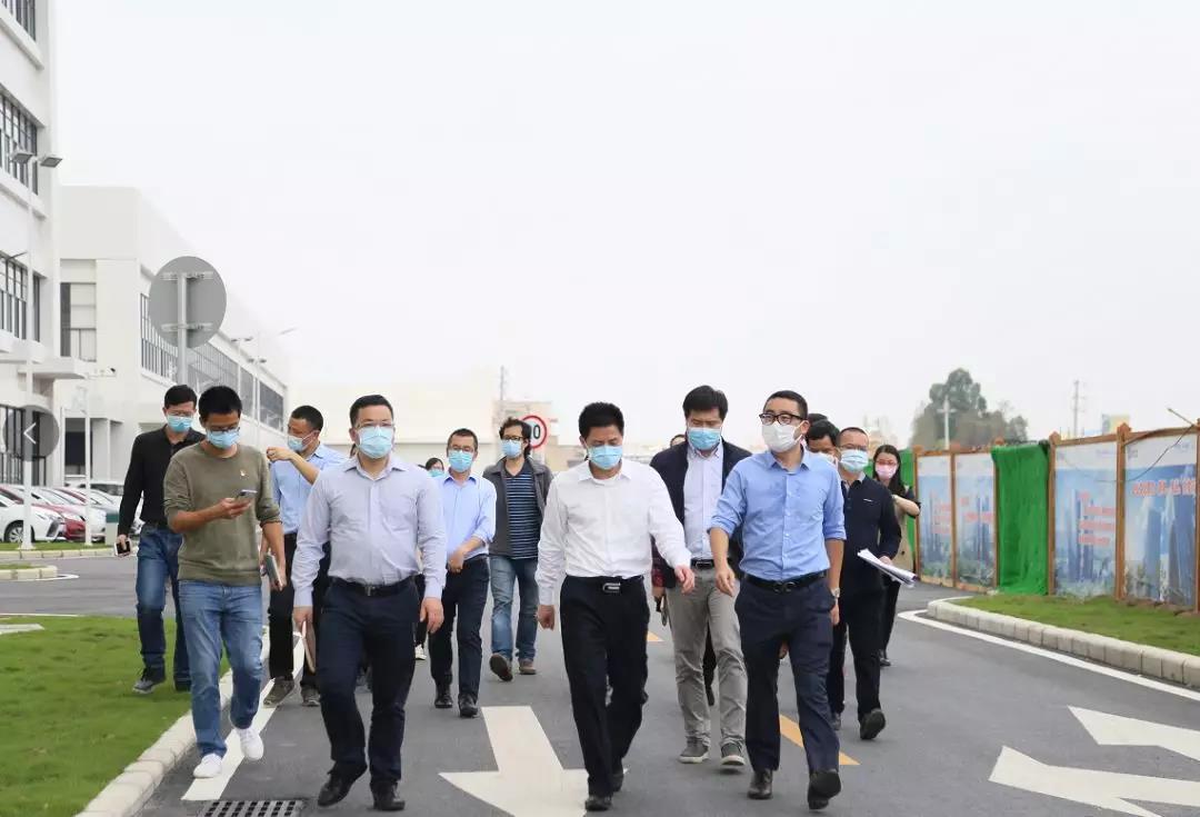 顺德区委副书记、区长彭聪恩一行调研MK体育环境顺德环保科技产业园