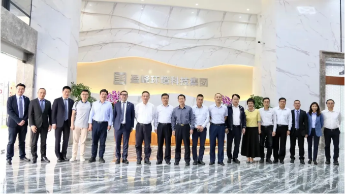 中国环境监测总站及省市区领导一行莅临MK体育环境调研指导